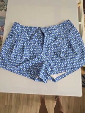 Target Blue Floral High-Waist Women’s Shorts